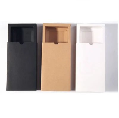 새로운 인기 제품 서랍 슬라이드 스타일 종이 선물 상자 포장 상자
